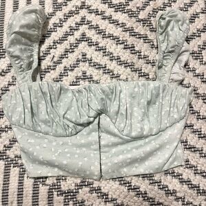 Princess Polly mint green/teal tank top